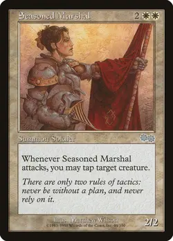 Seasoned Marshal - Urza's Saga (USG) - MTG Rare English Non Foil - Image 1
