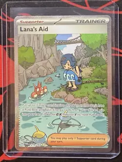 2024 Pokemon SV06 Twilight Masquerade Lana's Aid 219/167 Alternate Full Art SIR - Image 1