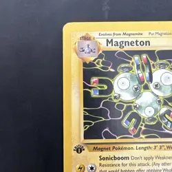 Magneton 26/62 Fossil 1st Edition Rare Pokemon Non Holo - Image 2