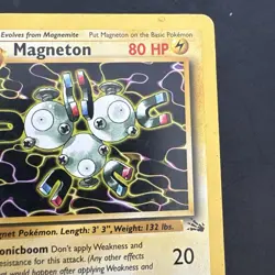 Magneton 26/62 Fossil 1st Edition Rare Pokemon Non Holo - Image 3