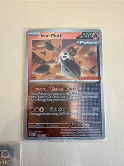 Pokemon Iron Moth 028/182 Paradox Rift GameStop Promo SEALED - Image 1