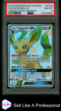 DARKRAI EX POKEMON 118/122 2016 BREAKPOINT ULTRA RARE DEUTSCH PSA 8 - Image 1