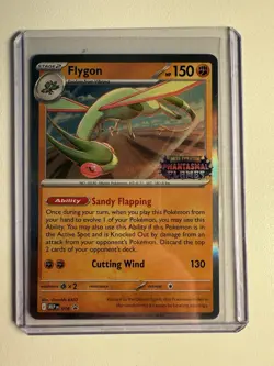Pokemon TCG Flygon MEP 016 Phantasmal Flames Stamped Promo Prerelease NM - Image 1