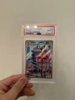 Steelix Pokemon 2023 Paradox Rift Illustration Rare 208/162 PSA 10 - Image 1