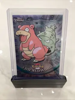 2000 Topps Chrome Pokemon TV Animation Edition Series 2 Foil #80 Slowbro - Image 1
