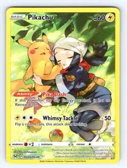 2022 Pokemon Pikachu #TG05/TG30 Illustration Rare Holo - NM 💎 - Image 1