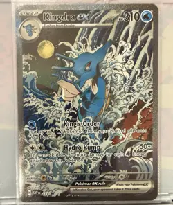 Pokemon Kingdra ex 131 Black Star Promo Holo Full Art Scarlet & Violet 2024 M/NM - Image 1