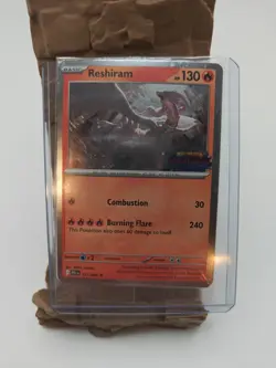 Pokemon Phantasmal Flames Stamped Sealed Reshiram Cosmos Foil Promo 017/094 - Image 1