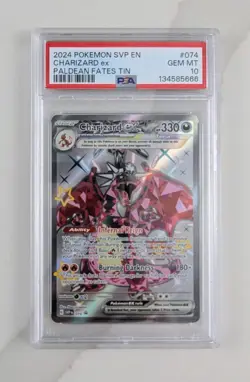 Pokemon PSA 10 Charizard ex Promo SVP 074 (English) - Image 1