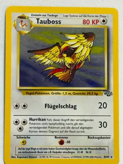 Pokemon Tauboss 8/64 Dschungel Jungle Rare Holo Deutsch WOTC - Image 3