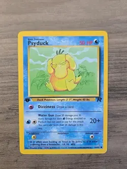 Pokemon TCG Psyduck 65/82 Team Rocket 1st Edition WOTC VLP - Image 1