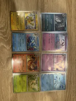 Pokemon Prismatic Evolutions Eeveelution Cosmos Holo Promo Set of 8 Costco - Image 1