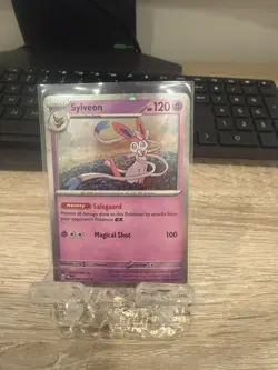 Pokemon Prismatic Evolutions Eeveelution Cosmos Holo Promo Set of 8 Costco - Image 3