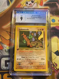 2001 CGC 9 Mint Sudowoodo Neo Revelation 1st Edition 26/64 - Image 1