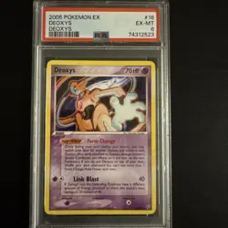 Pokemon 2005 EX Deoxys #16 Rare PSA 6 - Image 1