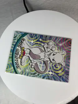 Topps Pokemon MEWTWO #150 Blue Logo Non Holo TV Animation Edition - Image 3