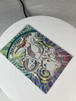 Topps Pokemon MEWTWO #150 Blue Logo Non Holo TV Animation Edition - Image 4