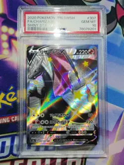 Pokemon Charizard V Shiny Star V Japanese Full Art #307 PSA 10 Gem Mint - Image 1