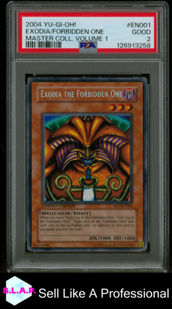 EXODIA/FORBIDDEN ONE YU-GI-OH! MASTER COLLECTION VOLUME 1 2004 EN001 PSA 2 - Image 1