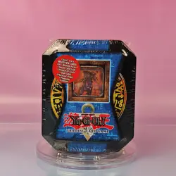 YU-GI-OH COLLECTIBLE TIN BLUE TCG 5 BOOSTER SEALED OVP ENGLISH - Image 1