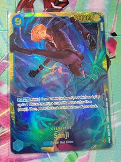 Sanji Secret Rare - Wings of the Captain #OP06-119 SEC One Piece TCG - Image 1