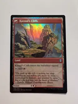 Kazuul's Fury / Kazuul's Cliffs - FOIL - MTG Zendikar Rising - NM - Image 2