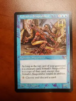 Volrath's Shapeshifter Stronghold Blure Rare Magic the Gathering Card - Image 1