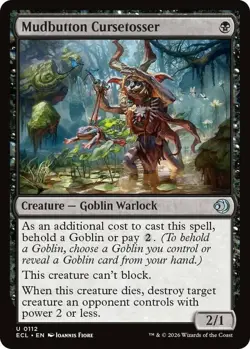 x4 Mudbutton Cursetosser U MTG Lorwyn Eclipsed M/NM, English - Image 1