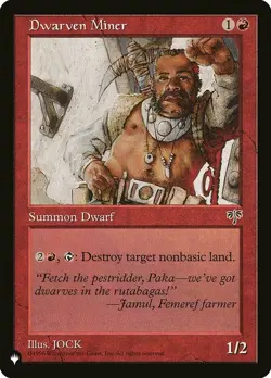 Dwarven Miner - The List - The List # MTG Magic The Gathering - Image 1
