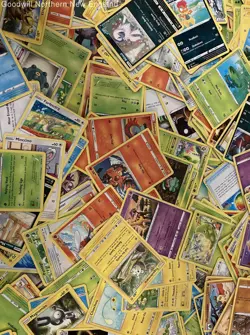 2.5LB Lot of Various Assorted Pokemon Cards TCG CCG in Collectible Sun Moon Box - Image 2