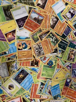 2.5LB Lot of Various Assorted Pokemon Cards TCG CCG in Collectible Sun Moon Box - Image 5