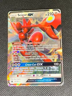 Scizor GX 90/168 - Celestial Storm Pokemon Card - NM - Image 1