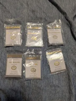 *NO Pokeballs* Set Of 6 Pokemon 23K Gold Plated Cards 1999 Burger King Promotion - Image 2