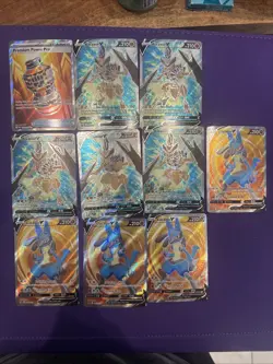 NEAR MINT POKEMON FULL ART LOT OF 10 CARDS PACK FRESH 151 AND MORE SETS - Image 1
