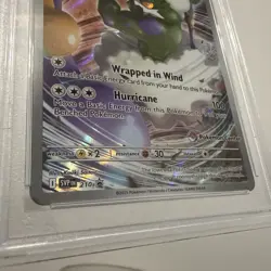 2025 POKEMON WHITE FLARE POKEMON CENTER ETB PROMO #210 TORNADUS PSA 8 - Image 3