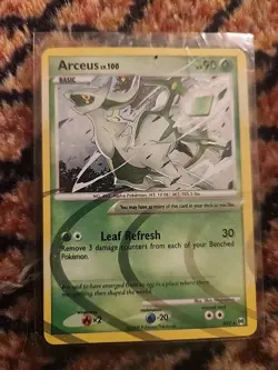 Pokemon Arceus AR2 Platinum Holo Rare Card Near Mint Condition - Image 1