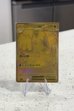 Pokemon TCG: Ascended Heroes MEGA DRAGONITE EX 295/217 GOLD HYPER RARE - Image 1