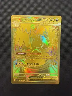 Pokemon TCG: Ascended Heroes MEGA DRAGONITE EX 295/217 GOLD HYPER RARE - Image 3