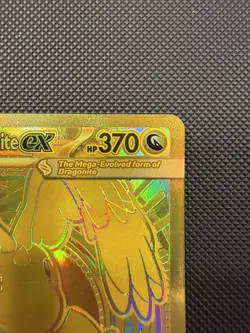 Pokemon TCG: Ascended Heroes MEGA DRAGONITE EX 295/217 GOLD HYPER RARE - Image 4