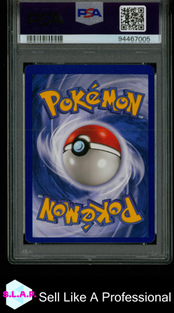 MEWTU POKEMON #10 1999 BASE SET 1ST EDITION HOLO DEUTSCH PSA 8 - Image 2