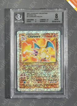 Pokemon BGS 8 Charizard #3 Reverse Foil Legendary Collection 2002 English - Image 3