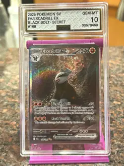 Pokemon Zekrom EX Black Bolt SIR 166/086 AGS 10 + 2 Extra Cards - Image 5