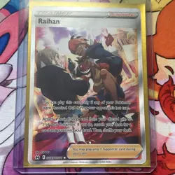 Pokemon TCG Raihan GG65/GG70 Crown Zenith Galarian Gallery Trainer Rare Card - Image 1