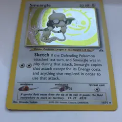 Pokemon TCG - Neo Discovery Set: Smeargle 11/75 - Holo Trading Card - Image 2