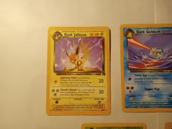Pokemon Dark Set. Jolteon, Golduck, Rapidash, Muck, Persian. Lot Of 5. Exl. Con. - Image 3