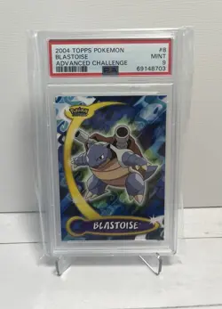 2004 Topps Pokemon Advanced Challenge #8 Blastoise NonFoil PSA 9 - Image 1