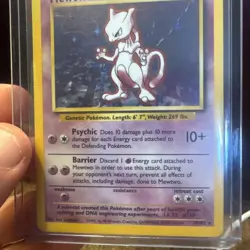 Mewtwo - 10/102 - Pokemon Base Set Unlimited Holo Rare Card WOTC LP - Image 2