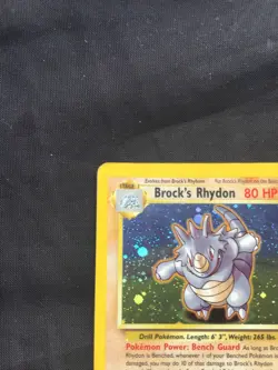 Pokemon Cards: Gym Heroes Rare Holo: Brock's Rhydon 2/132 - Image 3