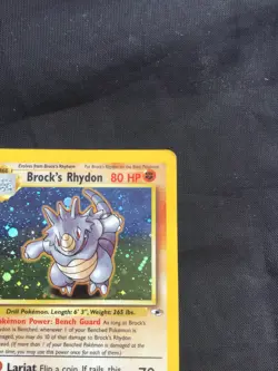 Pokemon Cards: Gym Heroes Rare Holo: Brock's Rhydon 2/132 - Image 4