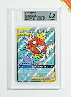 Pokemon BGS 7.5 Magikarp & Wailord GX #161 FA Gioco di Squadra 2019 Italiano - Image 1